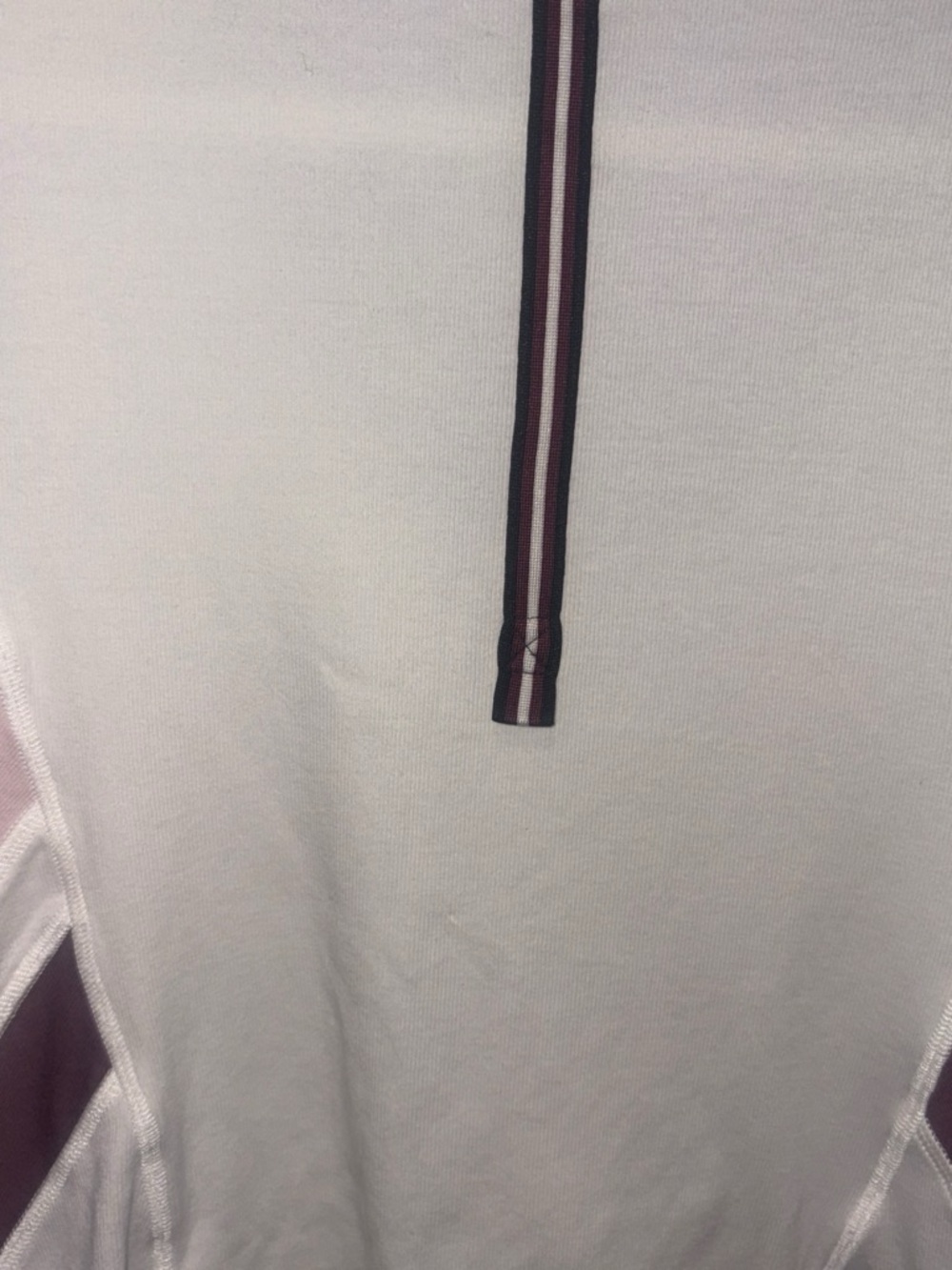 Marc Cain White Tank Top with Pink & Purple Panels - Picture 5 of 6